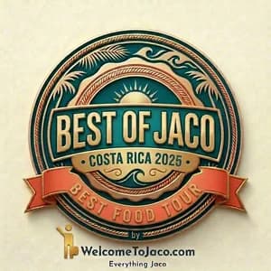 Best Food Tour in Jaco Costa Rica 2025 award badge
