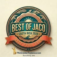 Best of Jaco 2026 Food Tour Award Badge