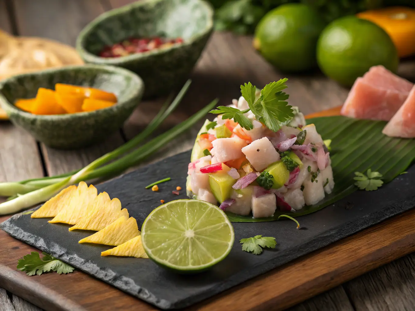 Gourmet local dishes at a Jaco food tour restaurant stop